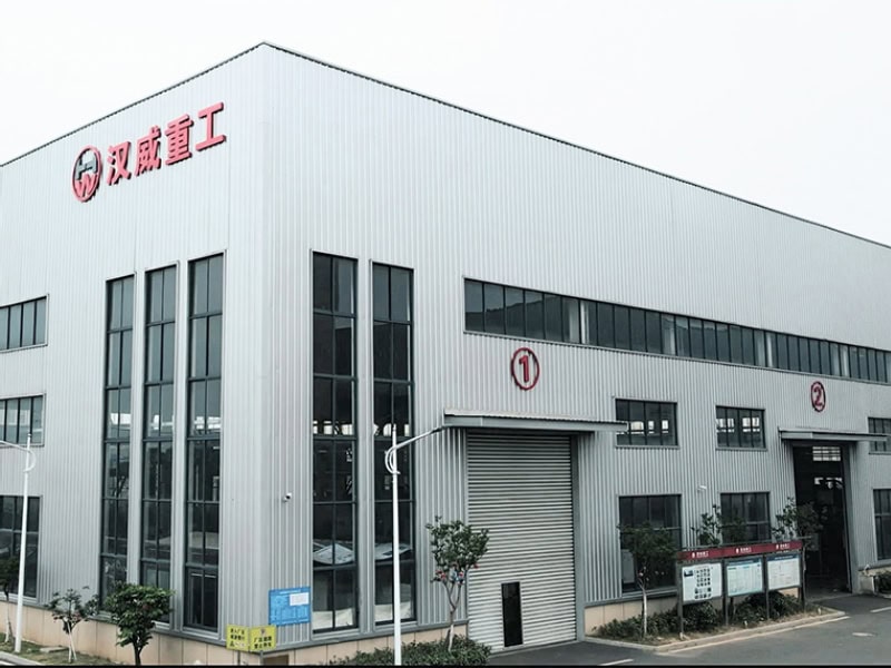 Distant view of the factory